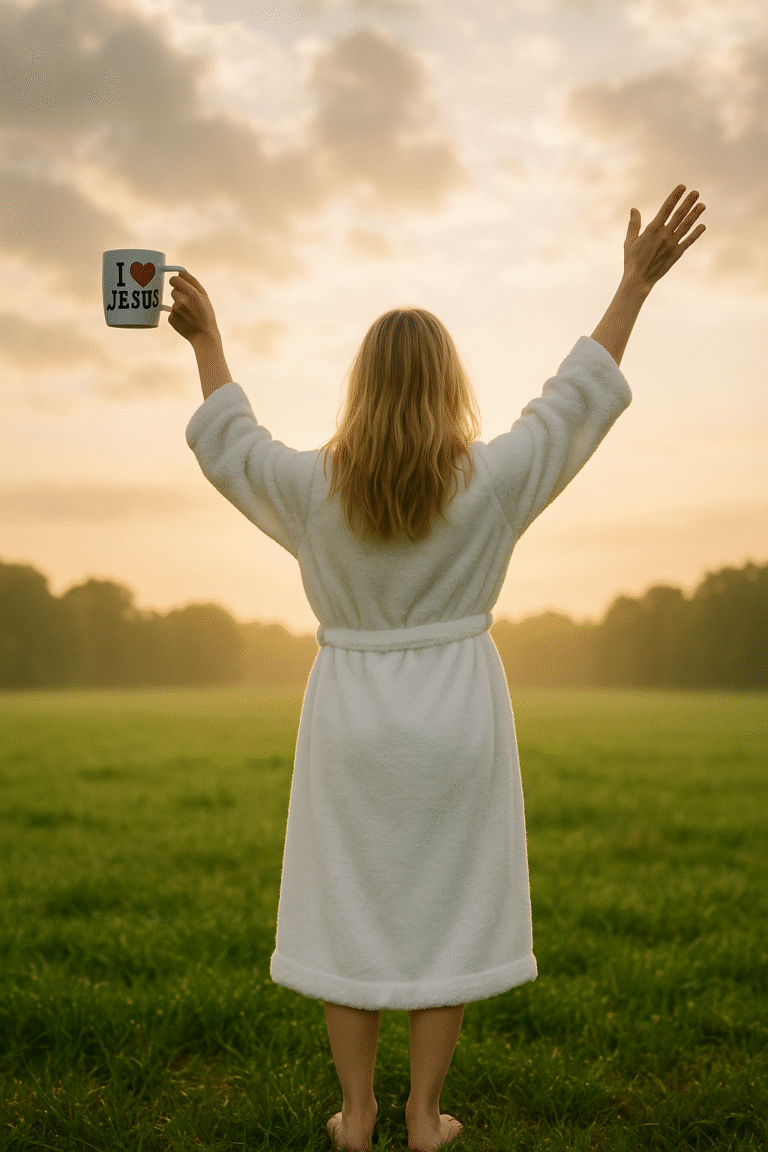 God Glow Morning: Starting My Day Barefoot With Heaven
